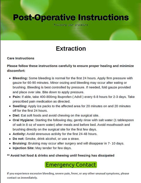 Post-Operative-Instructions-–-Extractions